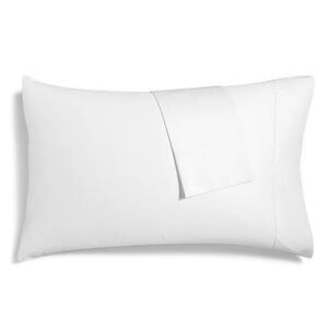 Hotel Collection 680 TC 100% Supima Cotton Pillowcase Standard Pair in White